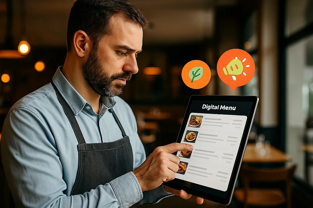 Actualiza tu carta digital en segundos